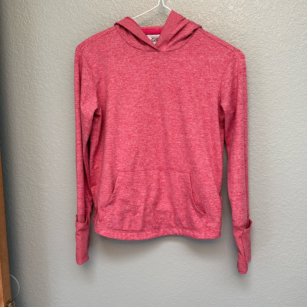 Athleta uptempo hoodie size small (7) bright pink